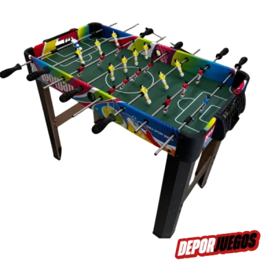 Futbolín importado multicolor